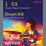 Download or print Chris Woodham Rock, Paper, Scissors! (Grade 1, list C3, from the ABRSM Drum Kit Syllabus 2024) Sheet Music Printable PDF 1-page score for Classical / arranged Drums SKU: 1527003