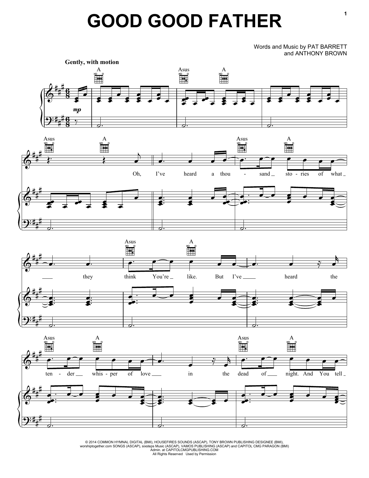 Chris Tomlin Good Good Father Sheet Music Pdf Notes Chords Christian Score Guitar Chords Lyrics Download Printable Sku 162470