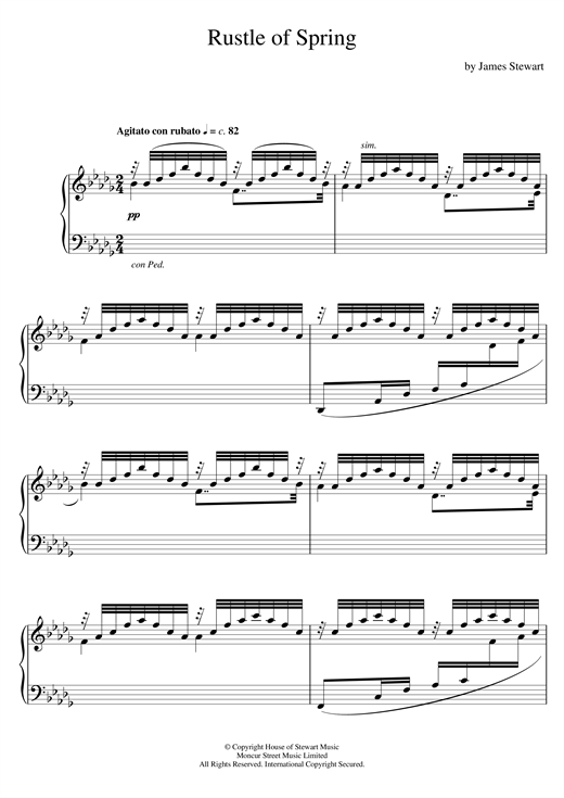 Learn to play Christian Sinding Rustle Of Spring Op. 32 No. 3 sheet music for Piano Solo in minutes. Christian Sinding Rustle Of Spring Op. 32 No. 3 sheet music notes and chords