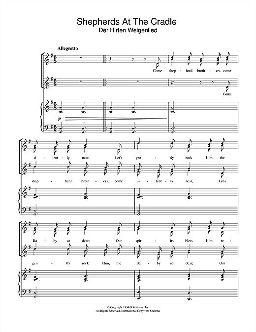 Christmas Carols About Shepherds 