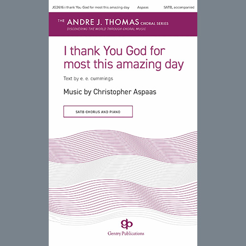Christopher Aspaas i thank You God for most this amazing day Profile Image