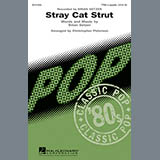 Download or print Brian Setzer Stray Cat Strut (arr. Christopher Peterson) Sheet Music Printable PDF 2-page score for Pop / arranged TTBB Choir SKU: 154997