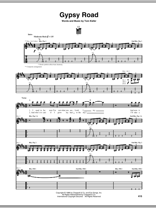 Cinderella Gypsy Road sheet music notes and chords. Download Printable PDF.