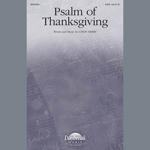 Cindy Berry Psalm Of Thanksgiving Profile Image