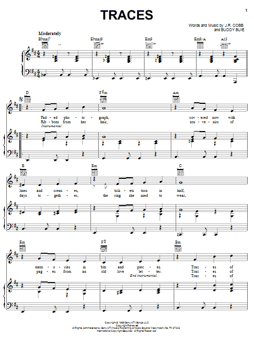 Preview Classics IV Traces Pop sheet music, notes and chords for Piano, Vocal & Guitar (Right-Hand Melody), SKU: 20688 sheet music, piano notes, chords, guitar tabs, score, transpose, transcribe, how to play, guide, download, learn, tutorial, progression, song, artist, awards, billboard, mtv, vh1, tour, single, album, release