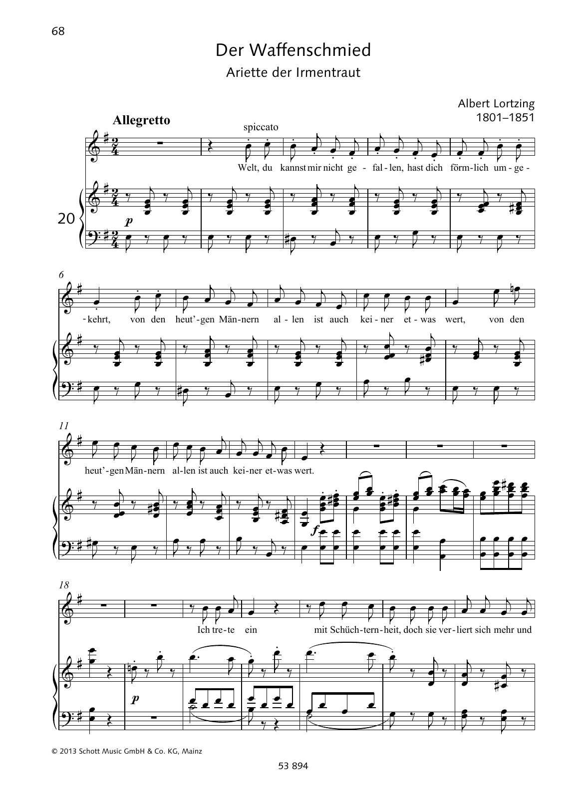 Learn to play Claudia Eder Welt, du kannst mir nicht gefallen sheet music for Piano & Vocal in minutes. Price: 6.9900$ Claudia Eder Welt, du kannst mir nicht gefallen sheet music notes and chords arranged for Piano & Vocal