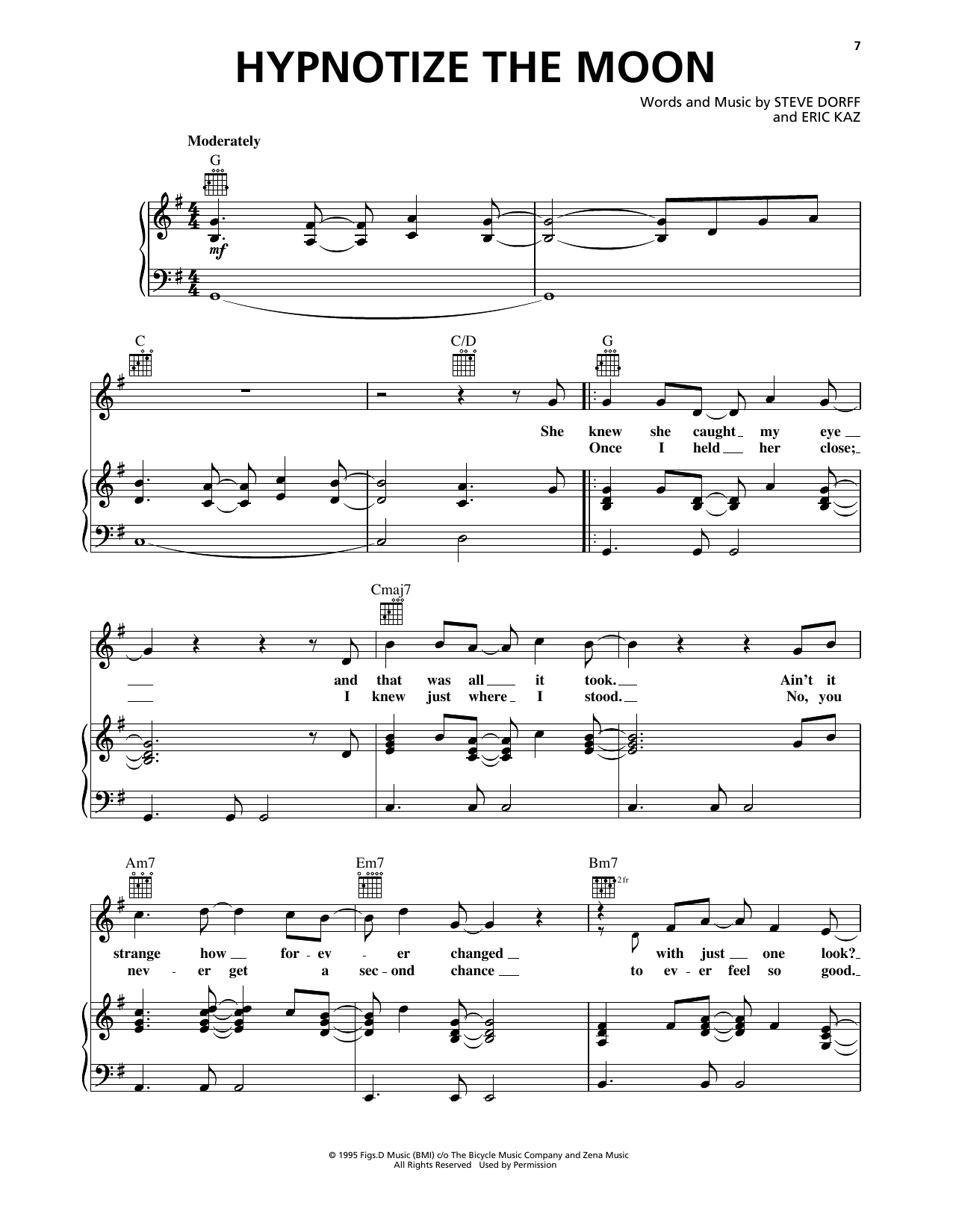 Clay Walker Hypnotize The Moon sheet music notes and chords. Download Printable PDF.