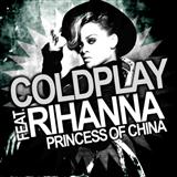 Download or print Coldplay Princess Of China (feat. Rihanna) Sheet Music Printable PDF 5-page score for Rock / arranged Guitar Tab SKU: 112014