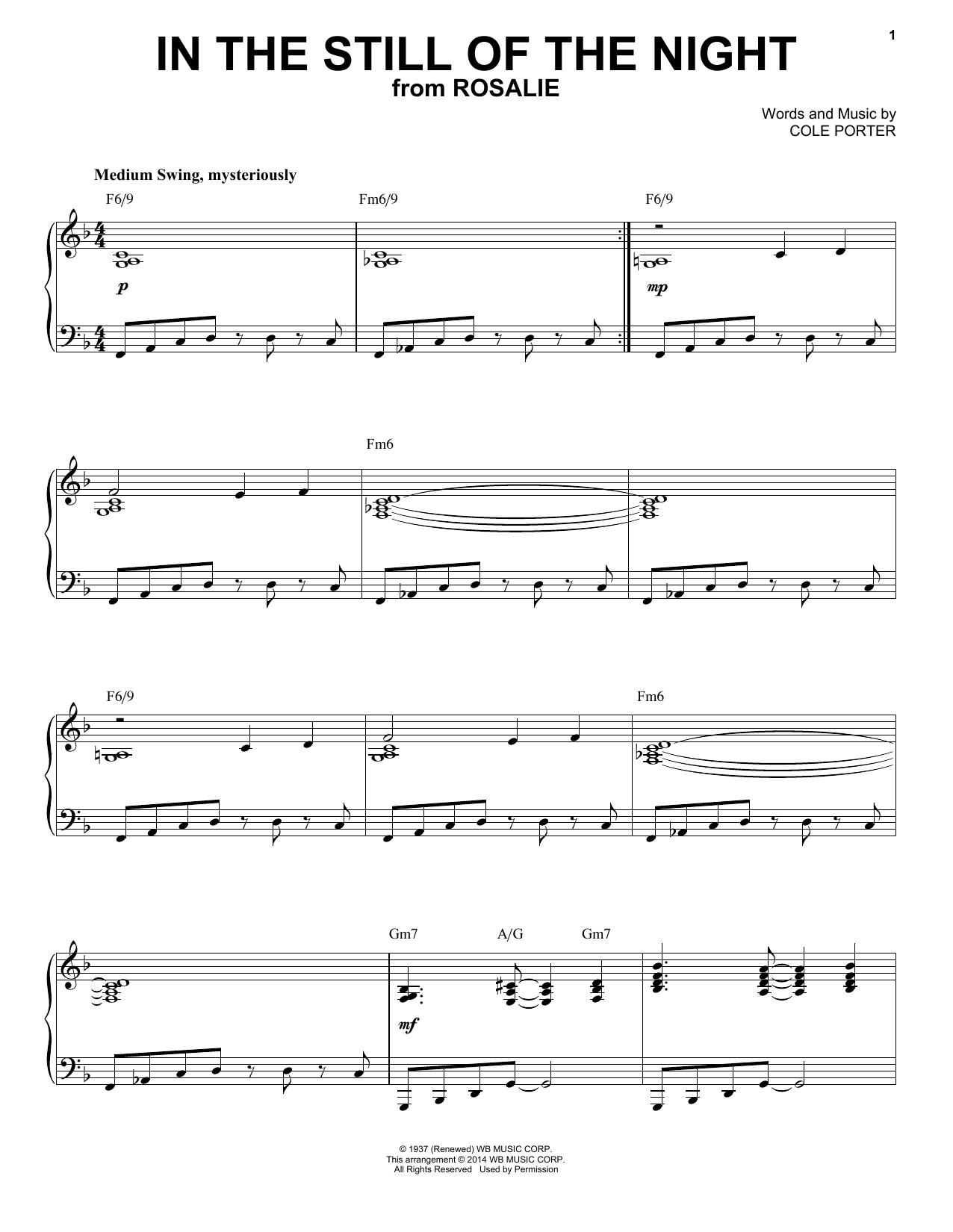 Cole Porter In The Still Of The Night Jazz Version Arr Brent Edstrom Sheet Music Pdf Notes Chords Jazz Score Piano Solo Download Printable Sku Cole Porter In The Still Of The Night Jazz Version Arr Brent Edstrom Sheet Music Pdf Notes Chords Jazz Score Piano Solo Download Printable Sku