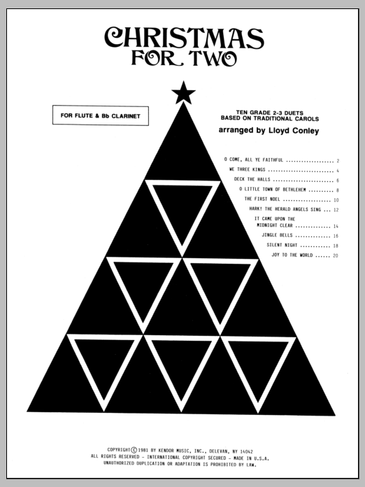 Learn to play Conley Christmas for Two sheet music for Brass Ensemble in minutes. Price: 19.9900$ Conley Christmas for Two sheet music notes and chords. Download Printable PDF.