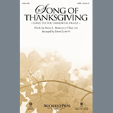 Download or print Conrad Kocher Song Of Thanksgiving (arr. John Leavitt) Sheet Music Printable PDF 7-page score for Sacred / arranged SATB Choir SKU: 450064