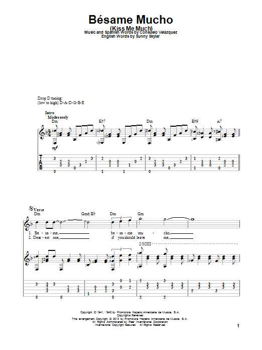 Learn to play Consuelo Velazquez Bésame Mucho (Kiss Me Much) sheet music for Pro Vocal in minutes. Price: 6.9900$ Consuelo Velazquez Bésame Mucho (Kiss Me Much) sheet music notes and chords arranged for Pro Vocal