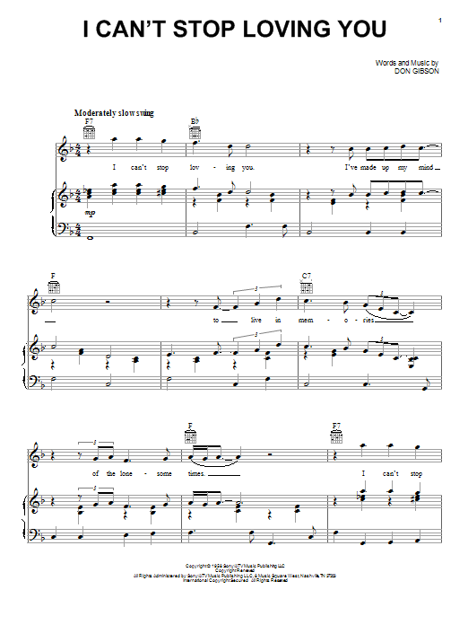I Just Can T Stop Loving You Sheet Music Michael Jackson Lead Sheet Fake Book