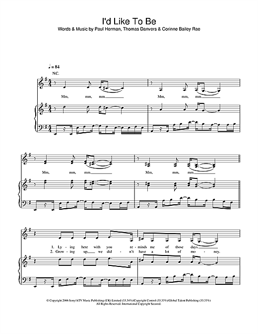 Learn to play Corinne Bailey Rae I'd Like To sheet music for Guitar Chords/Lyrics in minutes. Corinne Bailey Rae I'd Like To sheet music notes and chords
