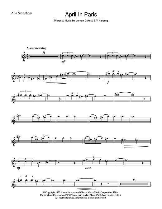 Learn to play Count Basie April In Paris sheet music for Piano Solo in minutes. Count Basie April In Paris sheet music notes and chords. Download Printable PDF.