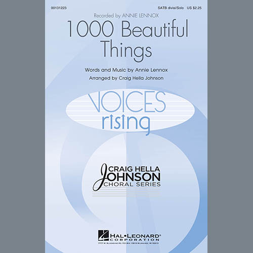Annie Lennox 1000 Beautiful Things (arr. Craig Hella Johnson) Profile Image