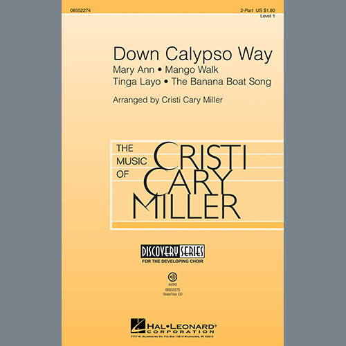 Cristi Cary Miller Download Printable PDF Score Easily Download Cristi Cary Miller Printable PDF piano music notes, guitar tabs for 2-Part Choir. Transpose or transcribe this score in no time - Learn how to play song progression.