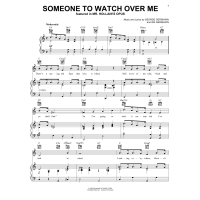 George Gershwin Someone To Watch Over Me Sheet Music for Piano Vocal Guitar Download PDF 95675