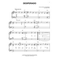 Song lyrics with guitar chords for Desperado