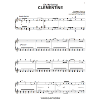 Percy Montrose Oh My Darling Clementine Sheet Music Pdf Notes Chords American Score Easy Piano Download Printable Sku