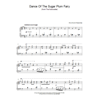 Pyotr ilyich tchaikovsky dance of shop the sugar plum fairy piano
