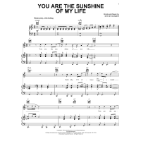 You Are My Sunshine sheet music (real book - melody and chords