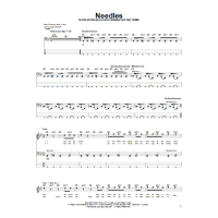 System Of A Down Needles Sheet Music for Bass Guitar Tab Download PDF 22145
