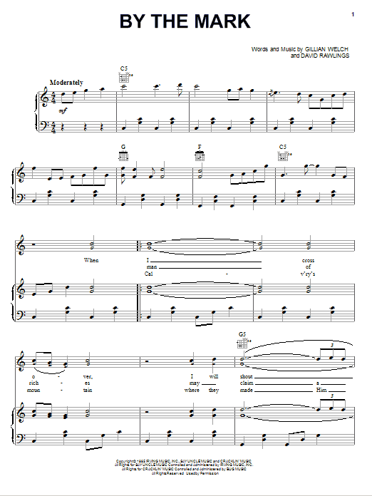 Dailey & Vincent By The Mark sheet music notes and chords. Download Printable PDF.