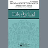 Download or print Daniel Pinkham Ave Maria & Benedictus Sheet Music Printable PDF 3-page score for Classical / arranged 2-Part Choir SKU: 154897