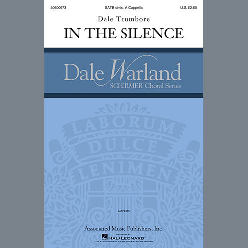 Easily Download Dale Trumbore Printable PDF piano music notes, guitar tabs for SATB Choir. Transpose or transcribe this score in no time - Learn how to play song progression.