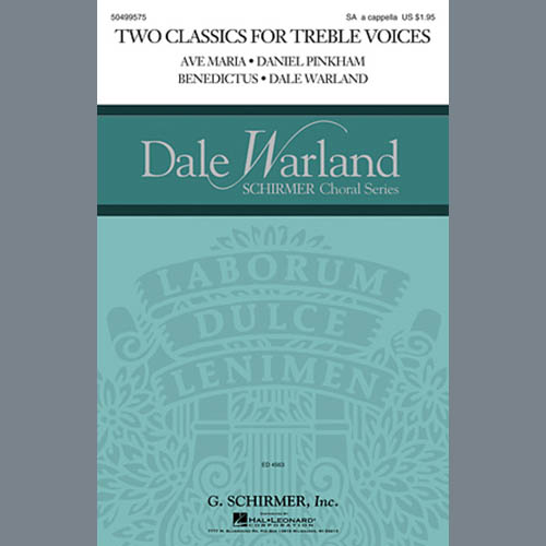 Daniel Pinkham Download Printable PDF Score Easily Download Daniel Pinkham Printable PDF piano music notes, guitar tabs for 2-Part Choir. Transpose or transcribe this score in no time - Learn how to play song progression.