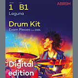 Download or print Daniel Bond Laguna (Grade 1, list B1, from the ABRSM Drum Kit Syllabus 2024) Sheet Music Printable PDF 1-page score for Classical / arranged Drums SKU: 1527075