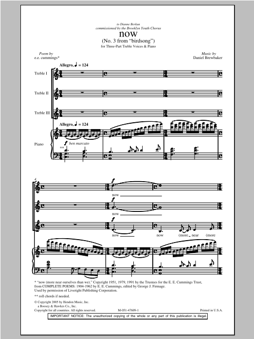 Daniel Brewbaker Now sheet music notes and chords. Download Printable PDF.