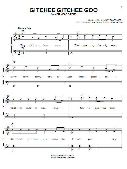 phineas and ferb theme song chords
