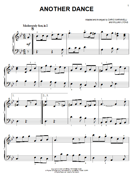 Learn to play Dario Marianelli Another Dance sheet music for Easy Piano in minutes. Price: 6.9900$ Dario Marianelli Another Dance sheet music notes and chords arranged for Easy Piano