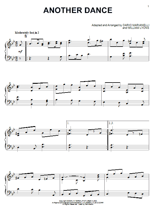 Learn to play Dario Marianelli Another Dance sheet music for Big Note Piano in minutes. Price: 6.9900$ Dario Marianelli Another Dance sheet music notes and chords arranged for Big Note Piano