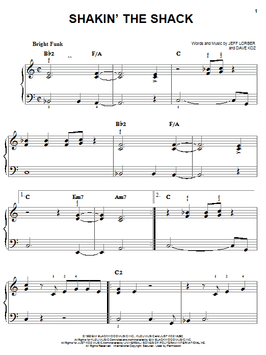 Dave Koz Shakin' The Shack sheet music notes and chords. Download Printable PDF.