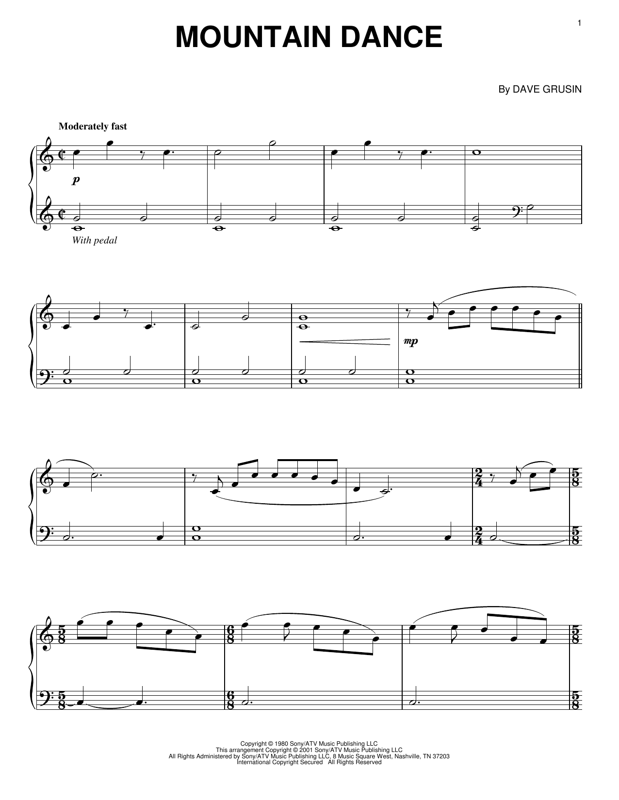 Learn to play Dave Grusin Mountain Dance (arr. Larry Moore) sheet music for Piano Solo in minutes. Dave Grusin Mountain Dance (arr. Larry Moore) sheet music notes and chords. Download Printable PDF.