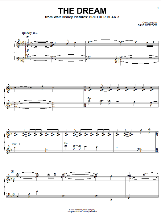 Learn to play Dave Metzger The Dream sheet music for Piano Solo in minutes. Dave Metzger The Dream sheet music notes and chords. Download Printable PDF.
