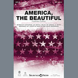Download or print David Angerman America, The Beautiful - Festival Edition Sheet Music Printable PDF 9-page score for Patriotic / arranged SATB Choir SKU: 177032