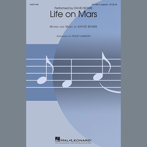 David Bowie Life On Mars (arr. Philip Lawson) Profile Image