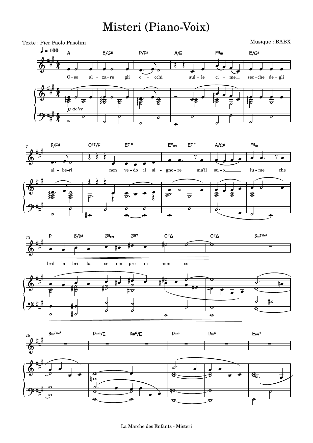 David Babin (Babx) Misteri sheet music notes and chords. Download Printable PDF.