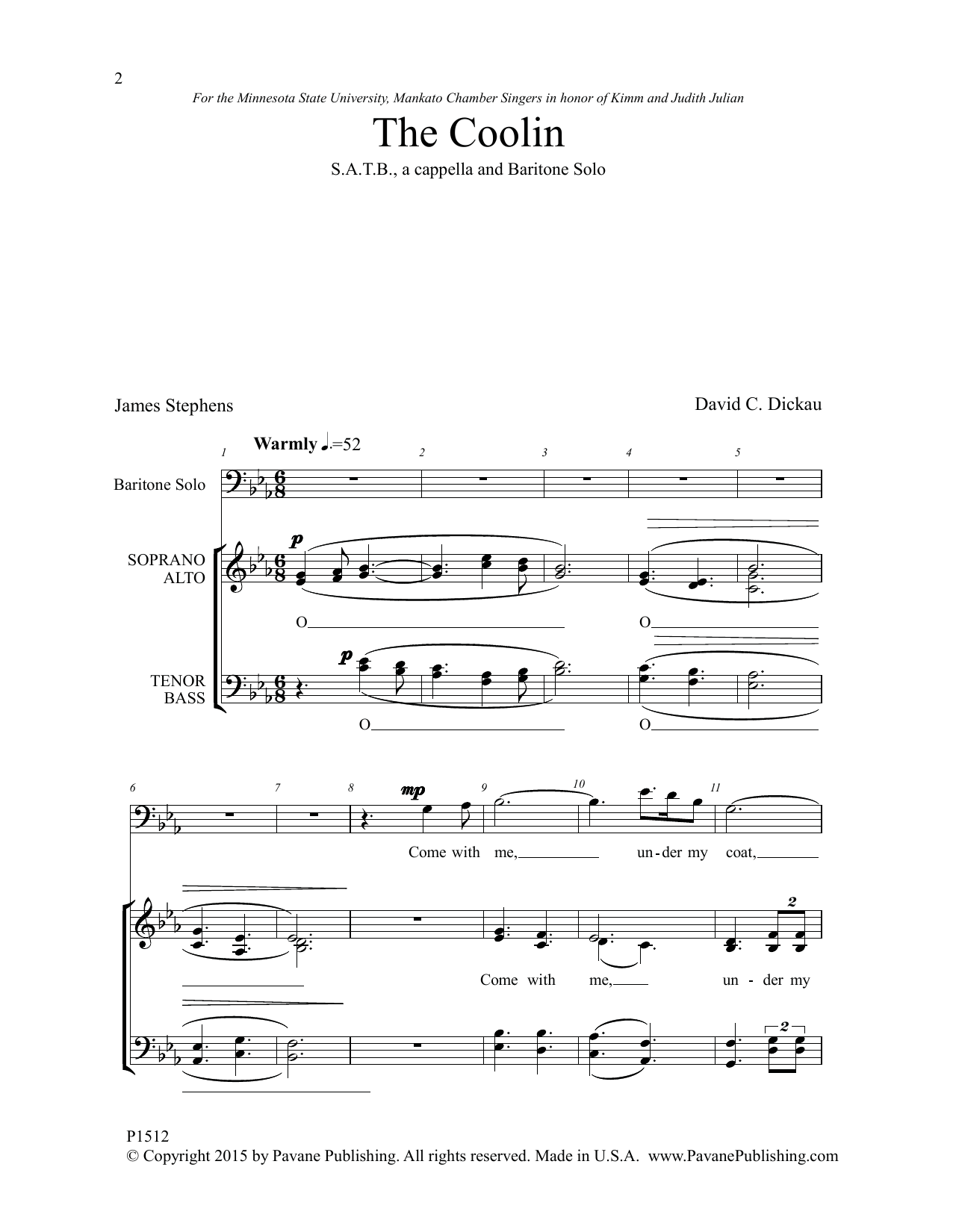 David C. Dickau The Coolin sheet music notes and chords. Download Printable PDF.