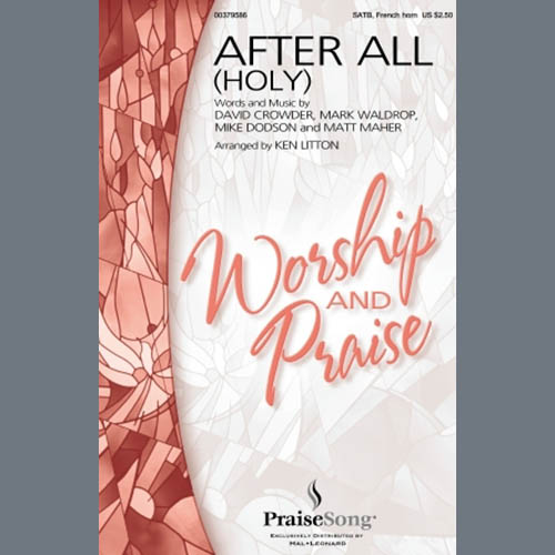 David Crowder Download Printable PDF Score Easily Download David Crowder Printable PDF piano music notes, guitar tabs for SATB Choir. Transpose or transcribe this score in no time - Learn how to play song progression.