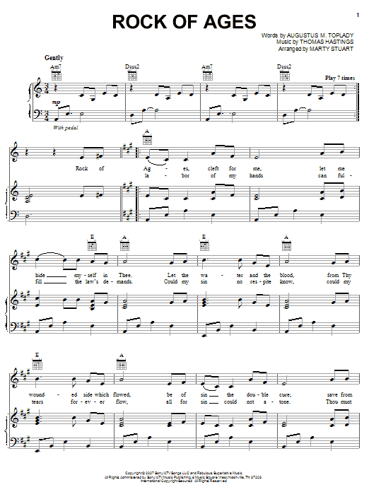 David Crowder Rock Of Ages sheet music notes and chords. Download Printable PDF.