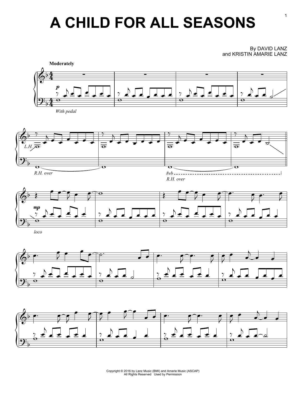 Learn to play David Lanz A Child For All Seasons sheet music for Piano Solo in minutes. Price: 7.8900$ David Lanz A Child For All Seasons sheet music notes and chords arranged for Piano Solo