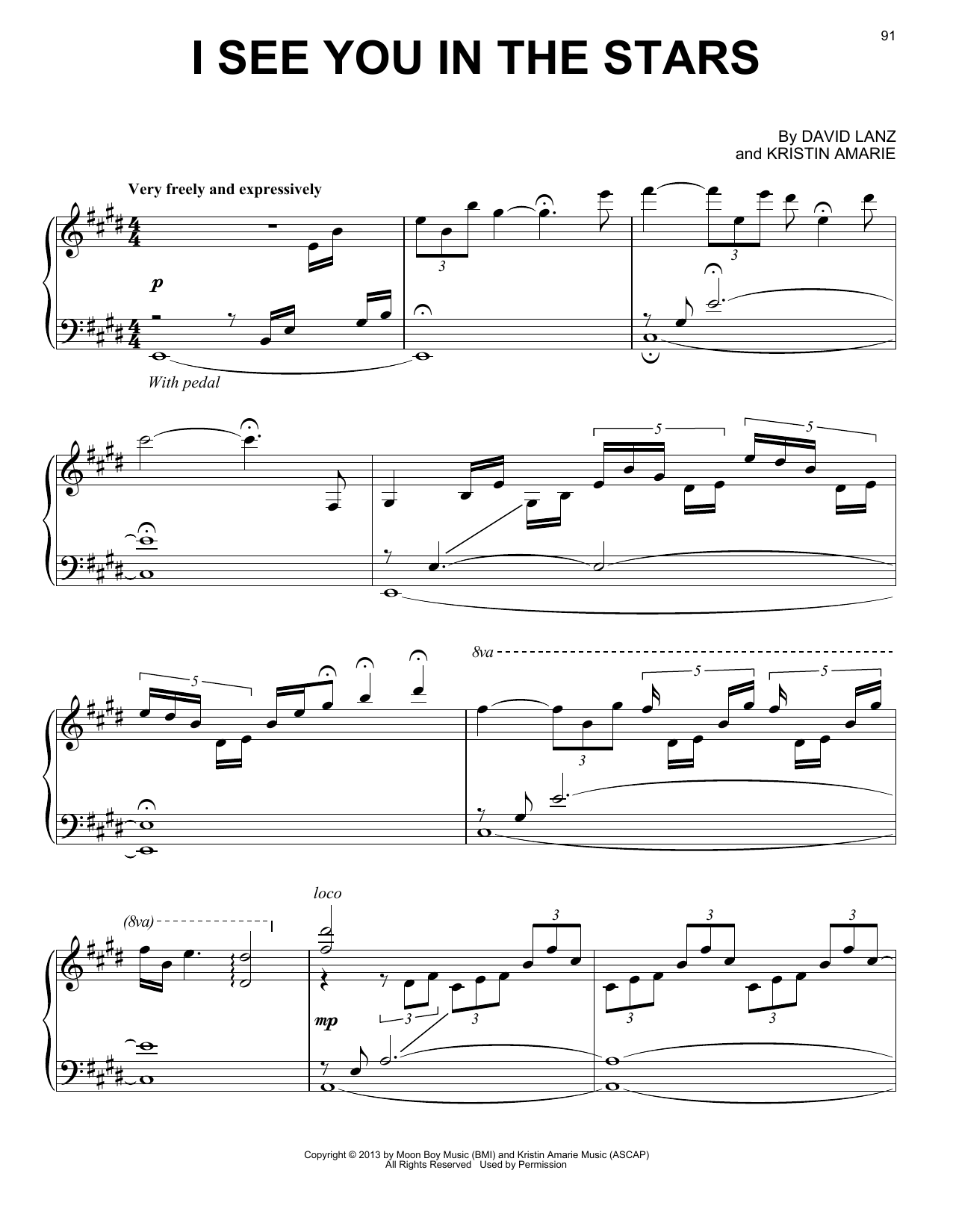 Learn to play David Lanz I See You In The Stars sheet music for Piano Solo in minutes. Price: 7.8900$ David Lanz I See You In The Stars sheet music notes and chords arranged for Piano Solo