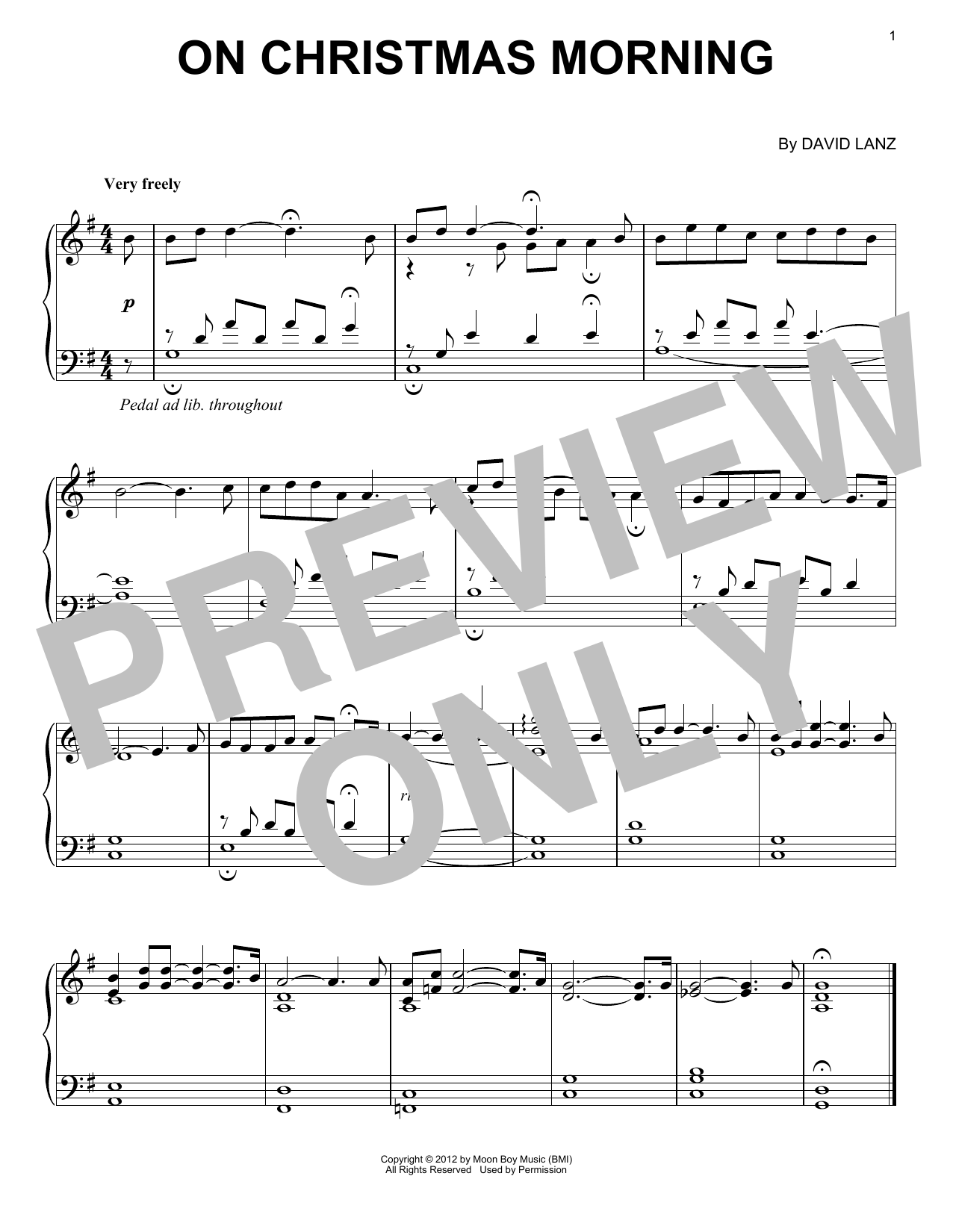 Learn to play David Lanz On Christmas Morning sheet music for Piano Solo in minutes. Price: 7.8900$ David Lanz On Christmas Morning sheet music notes and chords arranged for Piano Solo