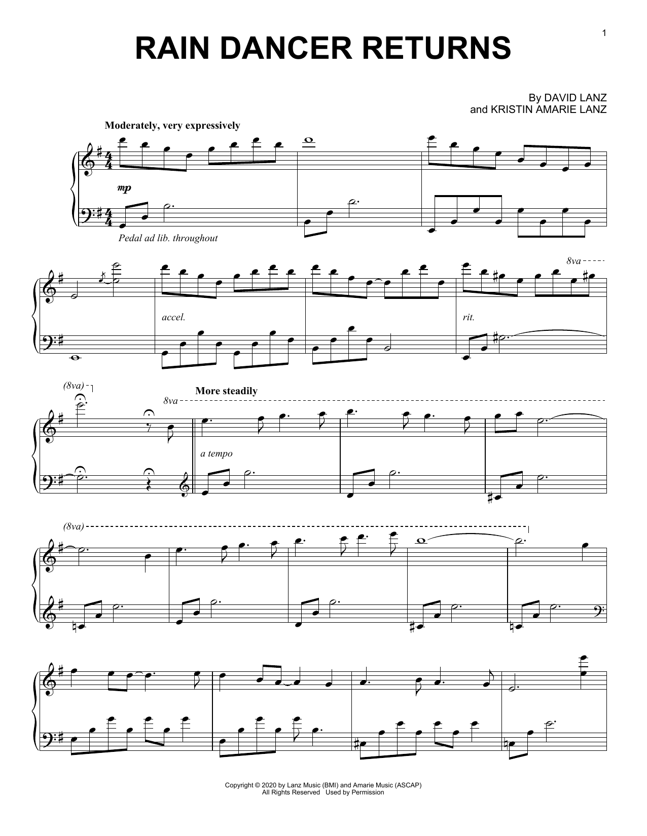 Learn to play David Lanz Rain Dancer Returns sheet music for Piano Solo in minutes. Price: 7.8900$ David Lanz Rain Dancer Returns sheet music notes and chords arranged for Piano Solo
