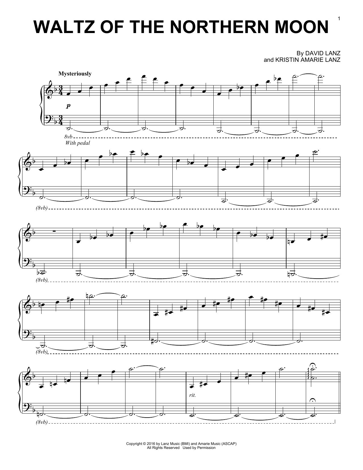 Learn to play David Lanz Waltz Of The Northern Moon sheet music for Piano Solo in minutes. Price: 7.8900$ David Lanz Waltz Of The Northern Moon sheet music notes and chords arranged for Piano Solo